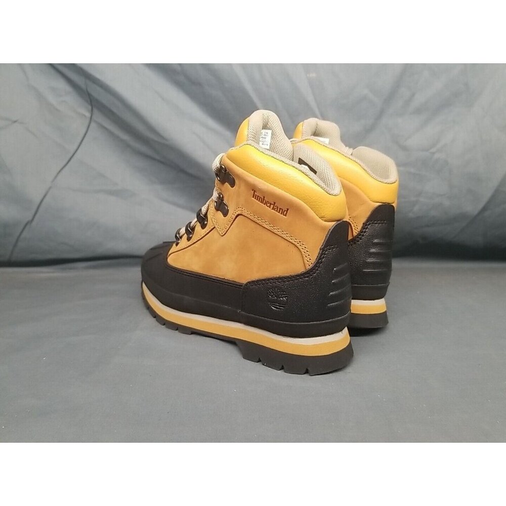 Timberland Boys Euro Hiker Shell Toe Boot Waterproof Wheat Size 5.5 NEW IN BOX! - Picture 8 of 13